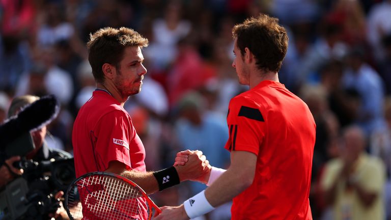 Stanislas Wawrinka and Andy Murray, US Open 2013