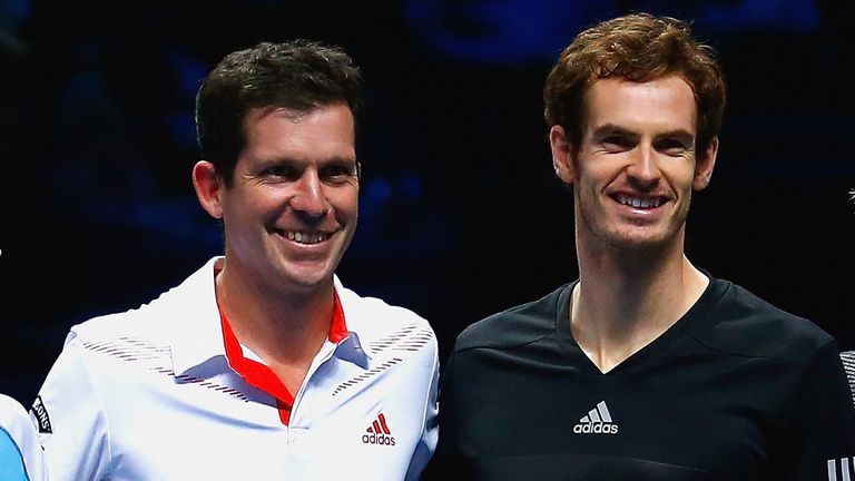 Tim Henman and Andy Murray