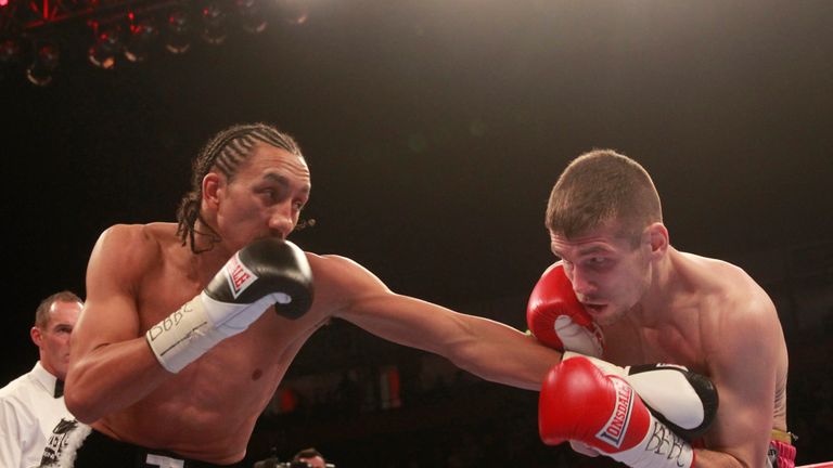 Tyrone Nurse (l) beat Chris Jenkins