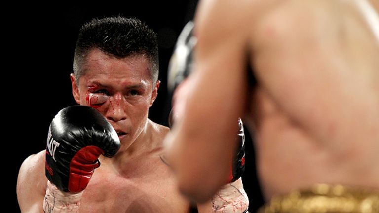 Francisco Vargas took a battering but ultimately triumphed over Takashi Miura