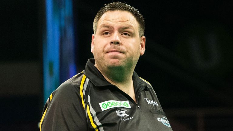 21/11/15 UNIBET WORLD SERIES OF DARTS.Adrian LEWIS (ENG) v Keegan BROWN