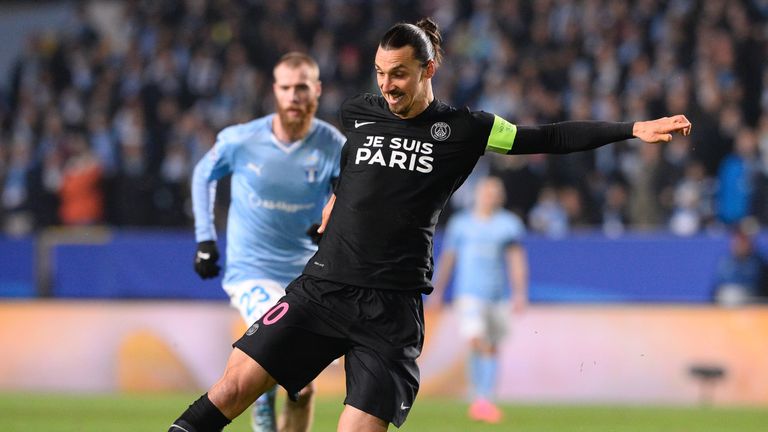 Zlatan Ibrahimovic returned to hometown club Malmo on Tuesday night