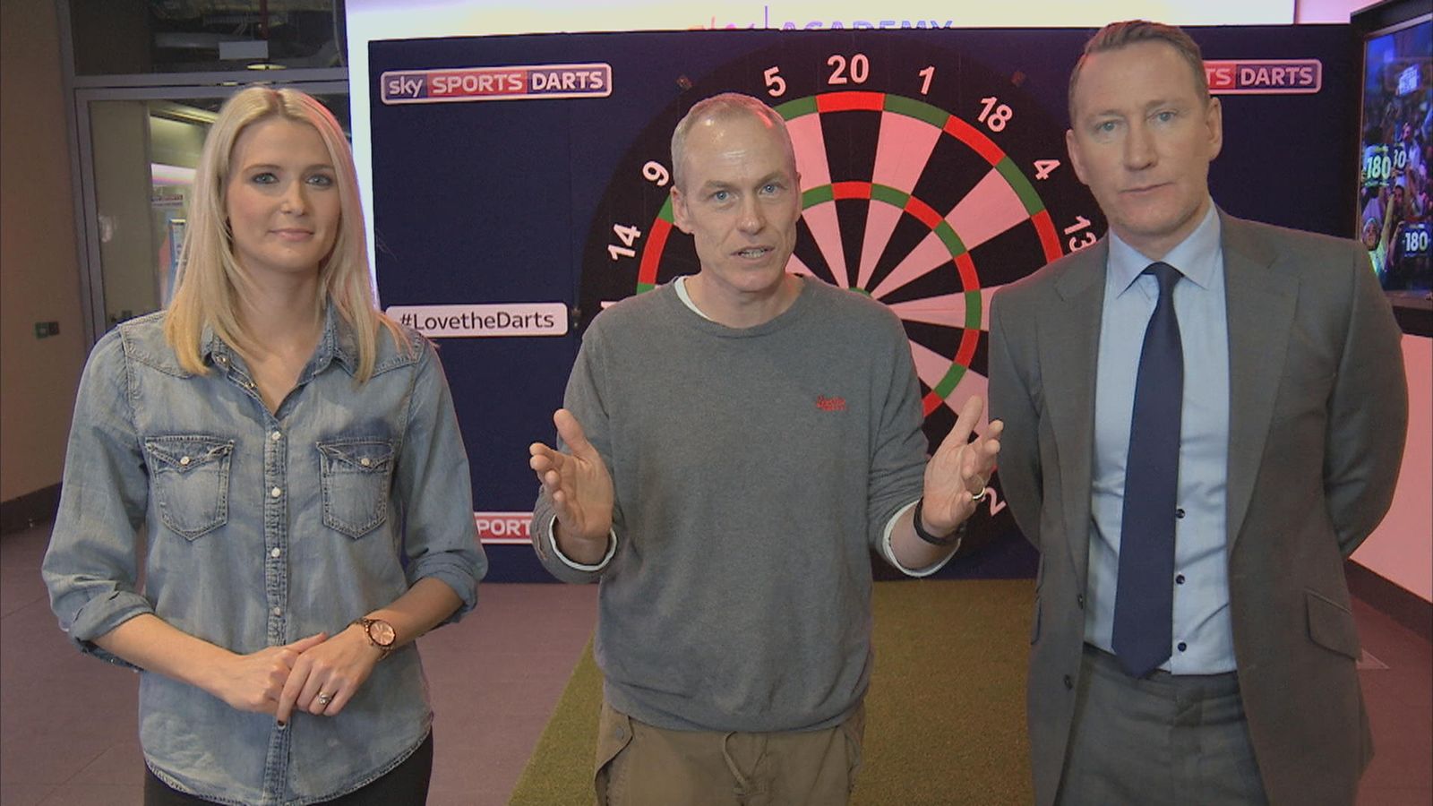 Sky Sports News HQ presenters take on Darts Ball Challenge Darts News