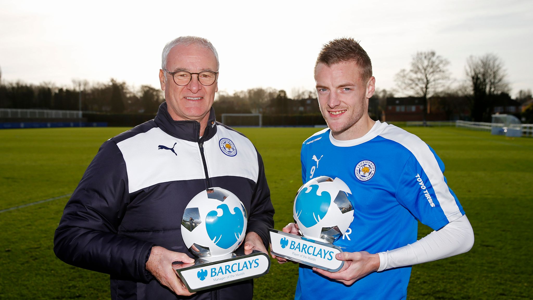 Leicester's Claudio Ranieri & Jamie Vardy win Premier League's November ...