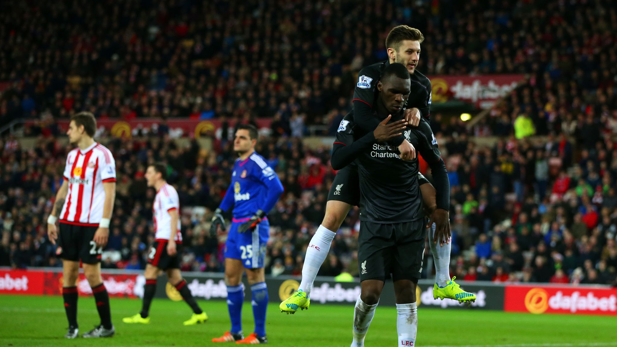 Sunderland 0 1 Liverpool Christian Benteke With Second Half Winner Football News Sky Sports