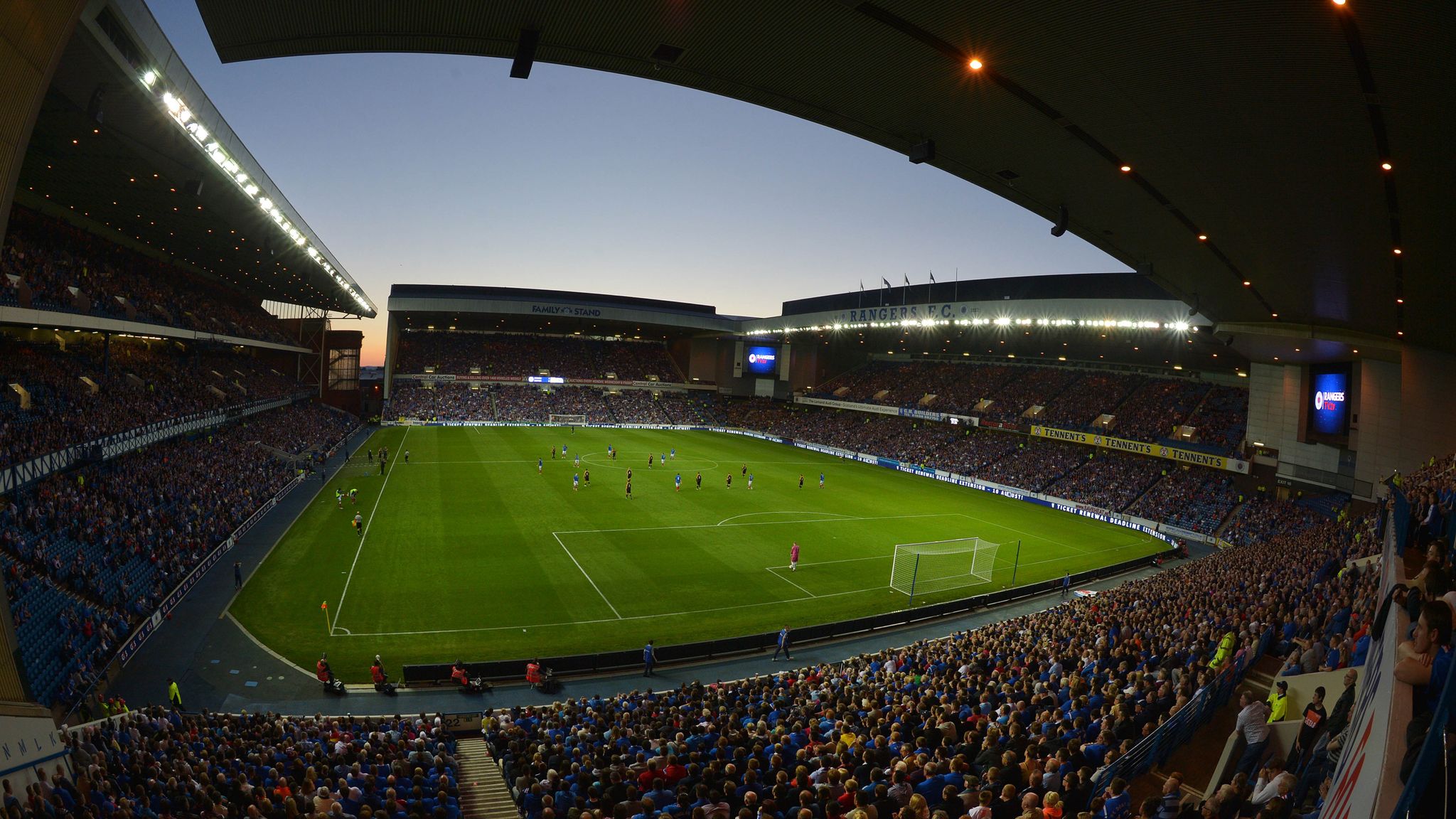 Ibrox roof issue delays Rangers game | Football News | Sky Sports