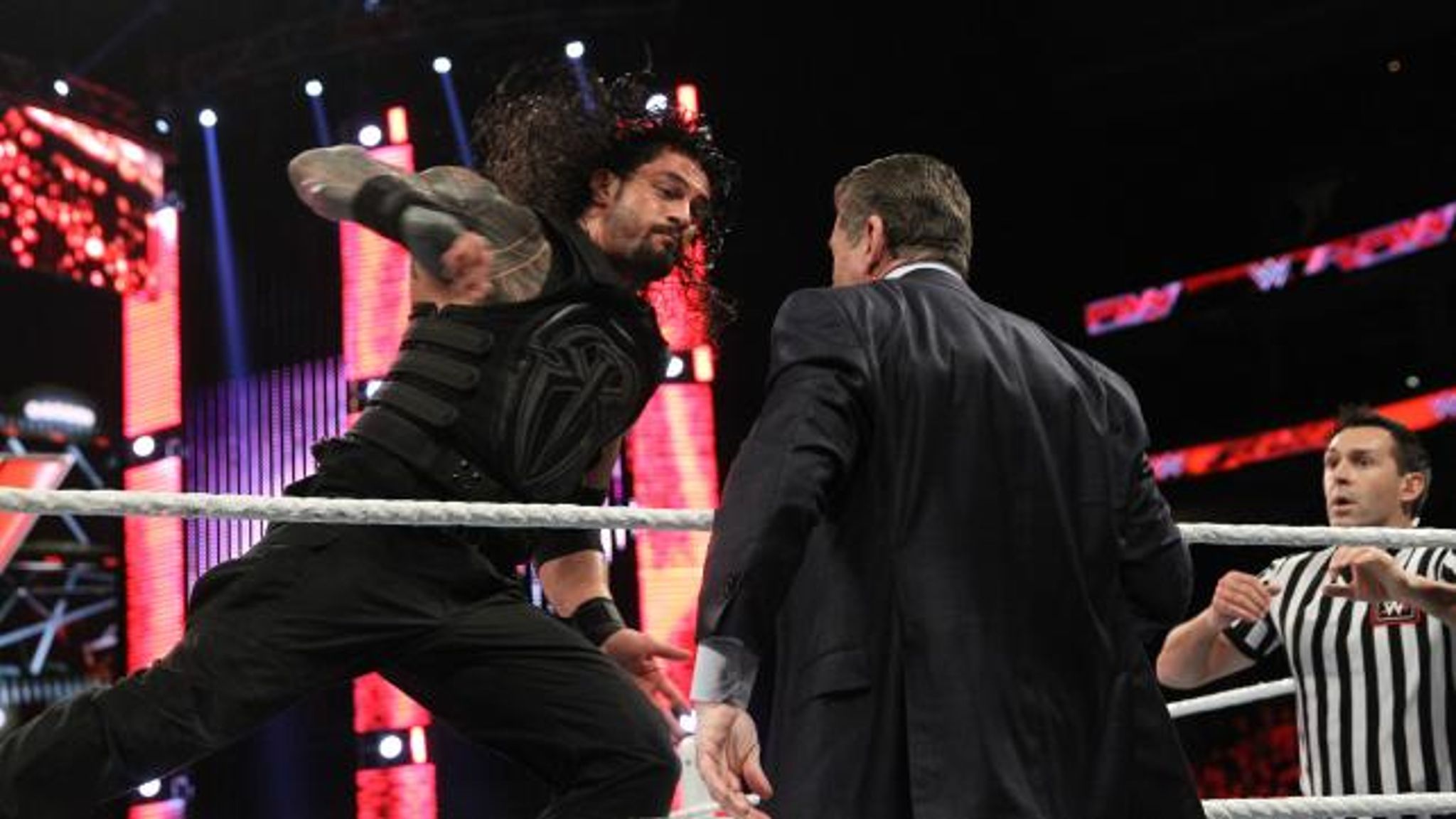 WWE Raw: Roman Reigns beats Sheamus to win world title | Snooker News ...
