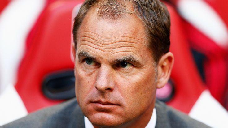 Frank De Boer saw his side lose 1-0 at Utrecht