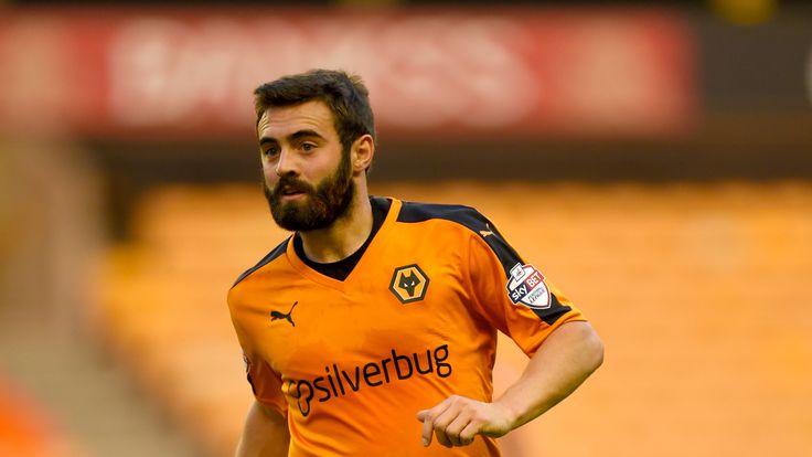 Wolves midfielder Jack Price in action against Newport in the Capital One Cup in August 2015