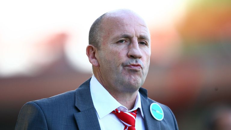 Accrington Stanley manager John Coleman