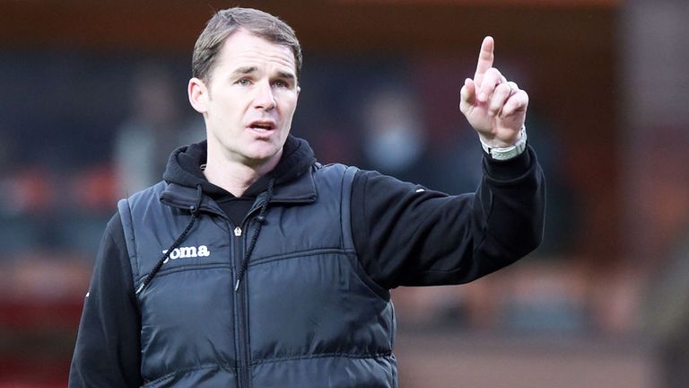 Alan Archibald has won the SPFL Manager of the Month