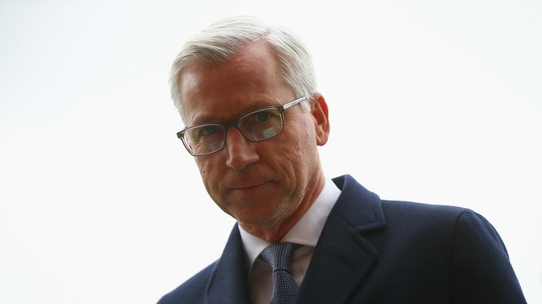 Crystal Palace manager Alan Pardew arrives at Dean Court for the match against Bournemouth