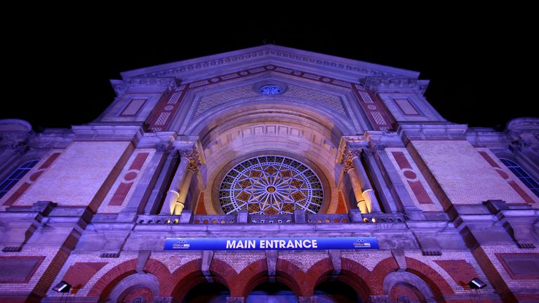 A general view ahead of day one of the 2016 William Hill PDC World Darts Championships at Alexandra Palace