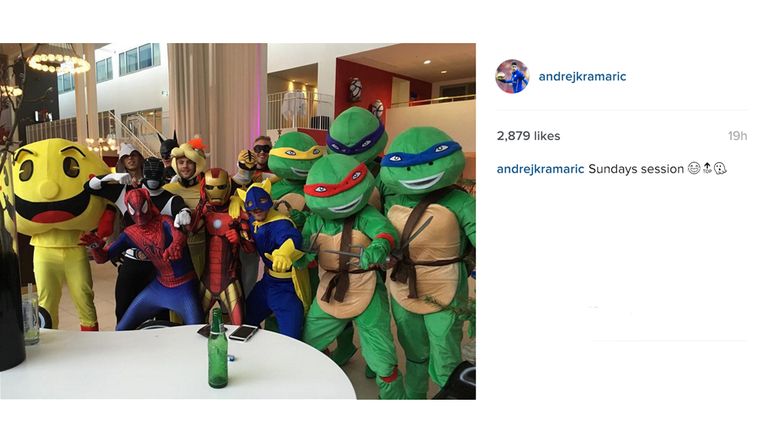 Andrej Kramaric uploaded this image to his Instagram account on Sunday.