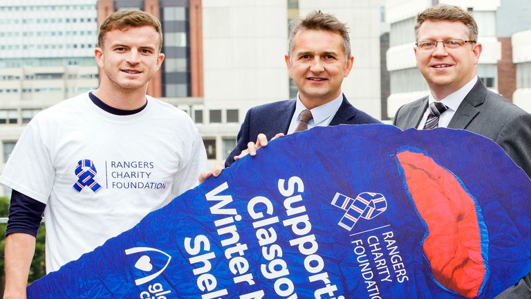 Andy Halliday (left) and Grant Campbell (right) of Glasgow City Mission