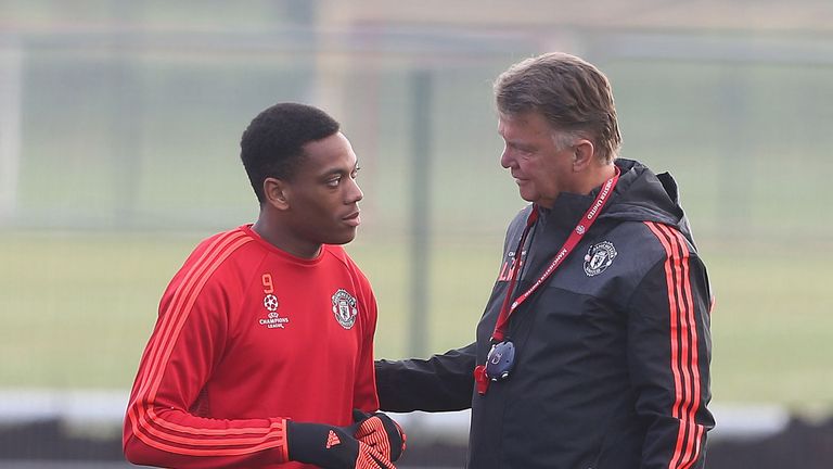 Former Manchester United defender Paul Parker is concerned about Anthony Martial's form under Louis van Gaal