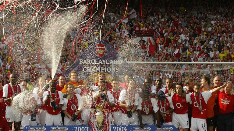 Arsenal last lifted the Premier League title back in 2004