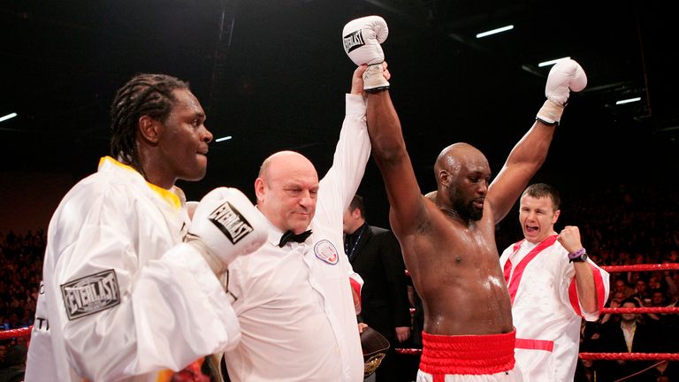 Audley Harrison and Danny Williams