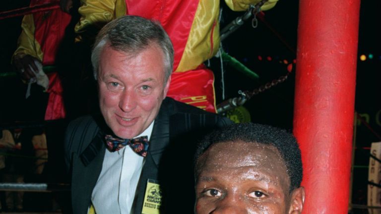 Barry Hearn and Chris Eubank Sr