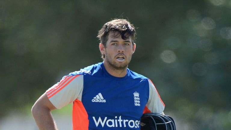 DUBAI, UNITED ARAB EMIRATES - NOVEMBER 22:  Ben Foakes of England during a nets session at the ICC Cricket Academy on November 22, 2015 in Dubai, United Ar