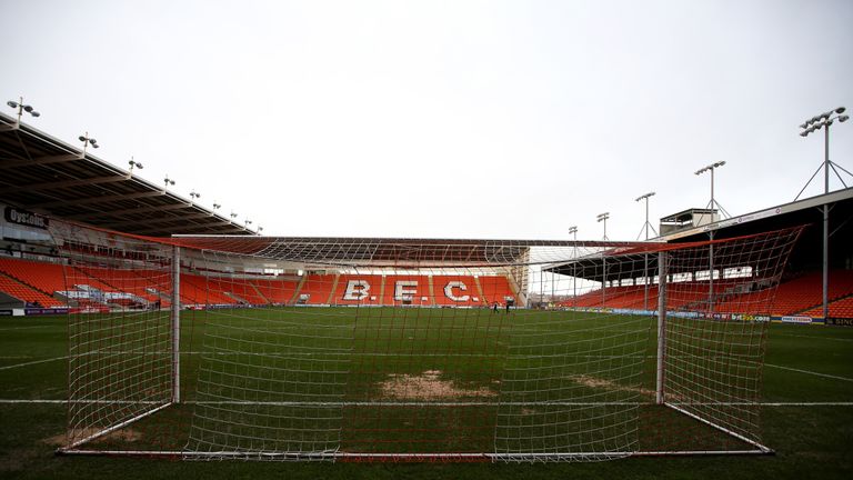 Blackpool's match with Oldham at Bloomfield Road has been called off