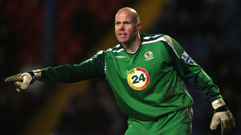 Blackburn Rovers' US goalkeeper Brad Friedel