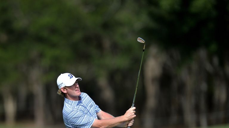 Brandt Snedeker plays a shot