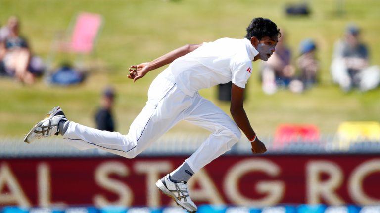 Sri Lanka fast bowler Dushmantha Chameera took 4-68 to go with his first innings haul of 5-47