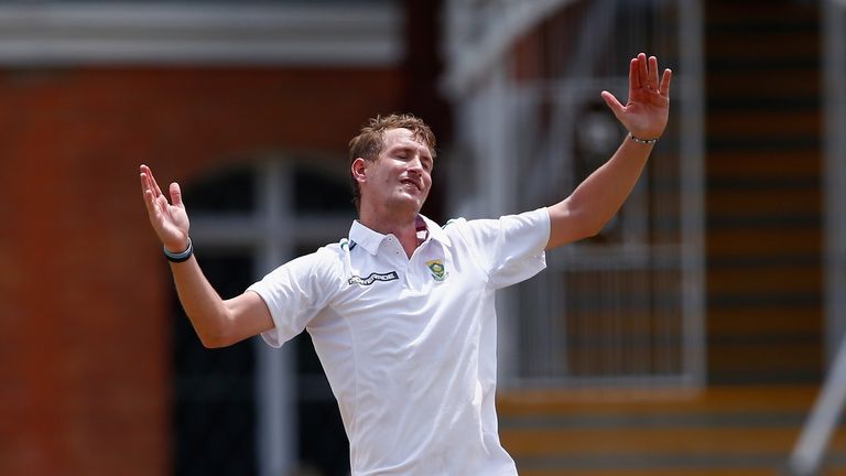 PIETERMARITZBURG, SOUTH AFRICA - DECEMBER 21:  Chris Morris of South Africa reacts whilst bowling during day two of the tour match between South Africa A a