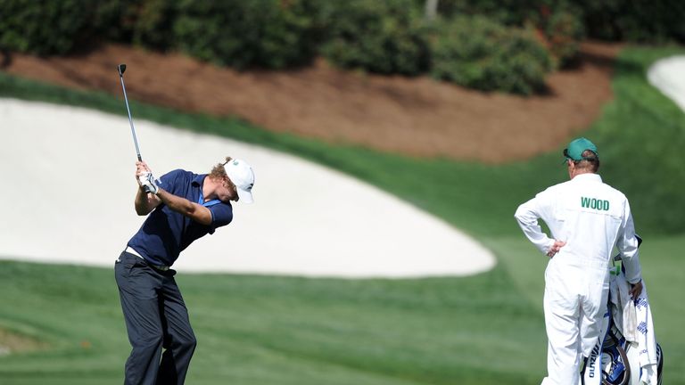 Chris Wood at The Masters in 2010