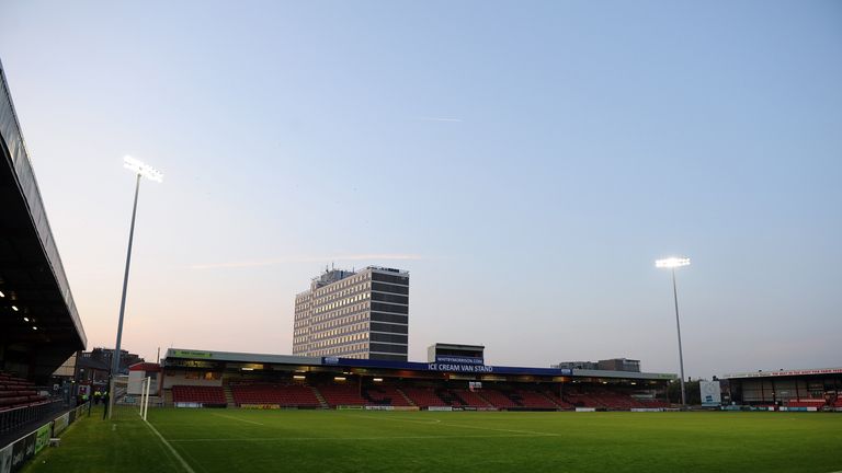 The Alexandra Stadium where Crewe entertain Shrewsbury on Monday