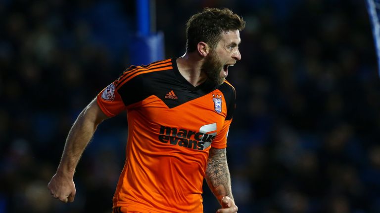 Ipswich's Daryl Murphy celebrates 