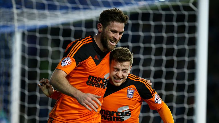 Daryl Murphy celebrates