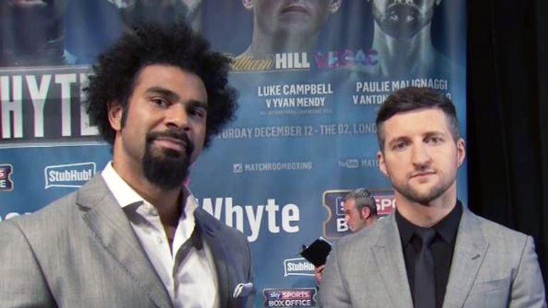 David Haye and Carl Froch