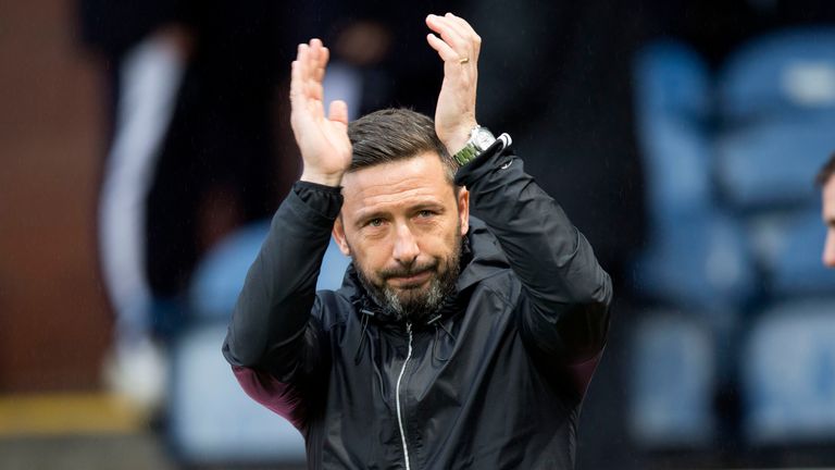 05/12/15 LADBROKES PREMIERSHIP.DUNDEE v ABERDEEN.DENS PARK - DUNDEE.Delight for Aberdeen manager Derek McInnes
