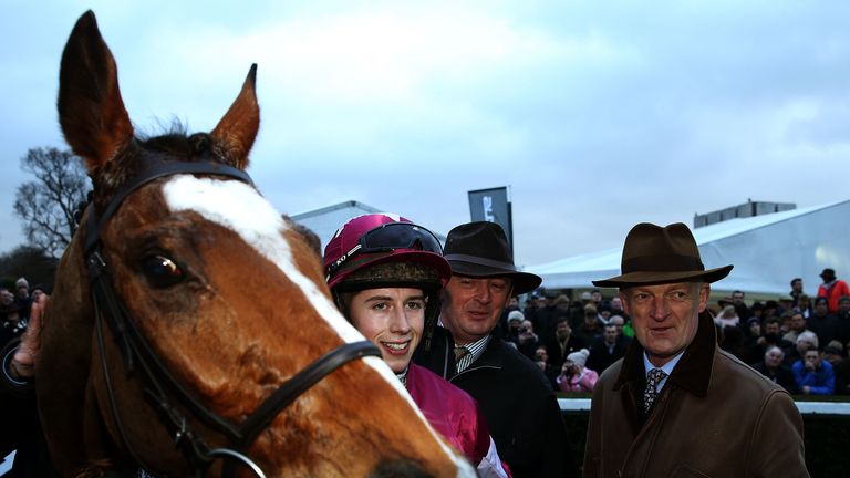 Bryan Cooper and Willie Mullins (right) with Don Poli