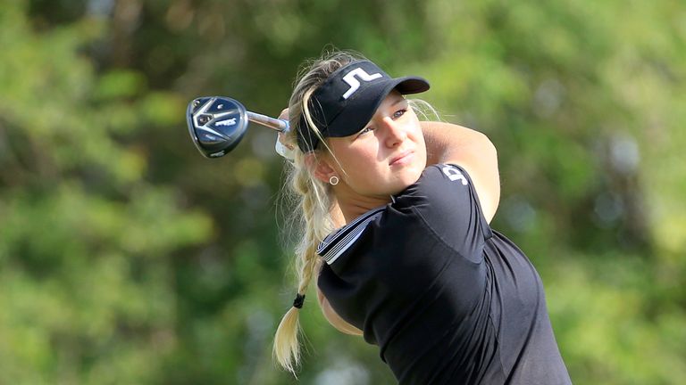 Emily Kristine Pedersen finished on three under to wrap up the Rookie of the Year title