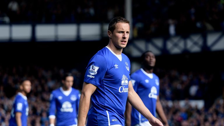 Phil Jagielka suffered medial ligament damage against Arsenal in October