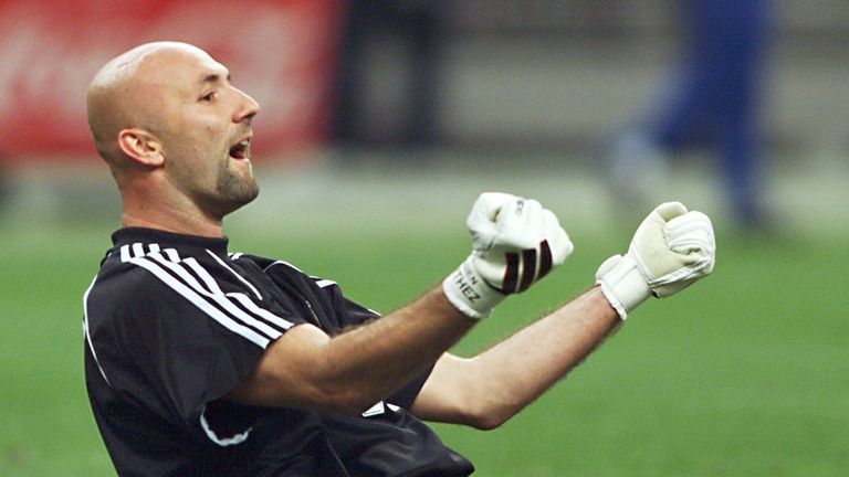 French goalkeeper Fabien Barthez