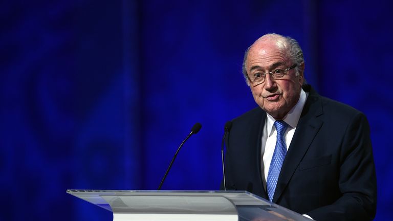 FIFA president Sepp Blatter