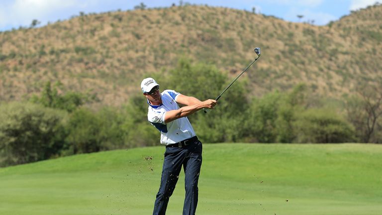 Henrik Stenson was three shots clear until two late blemishes
