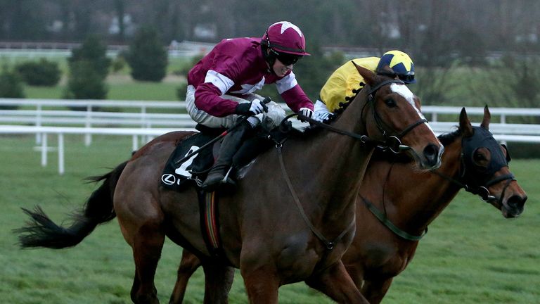 Don Poli and Bryan Cooper get the better of Foxrock to land the Lexus Chase at Leopardstown.