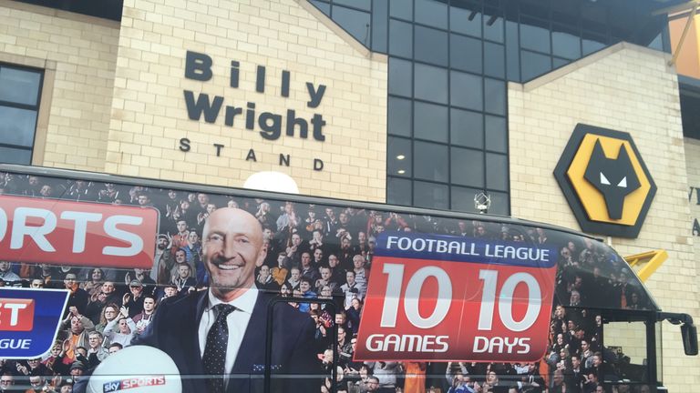 Ollie and the 10 in 10 bus are back at Molineux as Wolves prepare to face Leeds