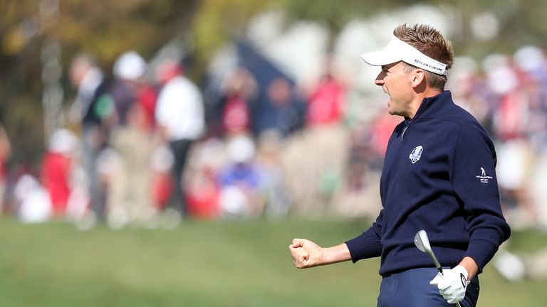 Ian Poulter played a key role in Europe's 2012 Ryder Cup victory