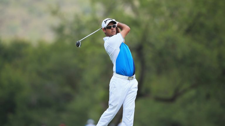 Jaco Van Zyl during day two of the Nedbank Golf Challenge 