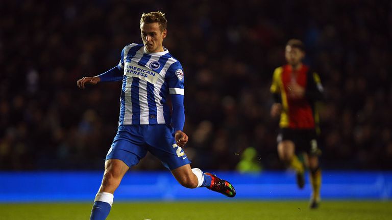 James Wilson scored Brighton's first goal in their 3-2 victory over Charlton on Saturday