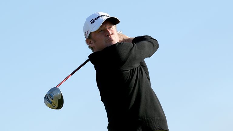 Donaldson posted seven birdies to hold on to top spot