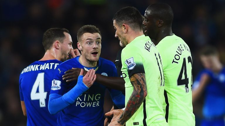 Jamie Vardy argues 