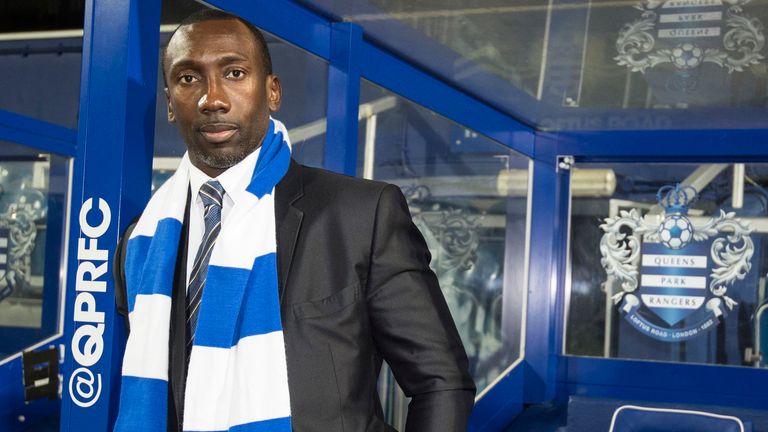 Queens Park Rangers manager Jimmy Floyd Hasselbaink