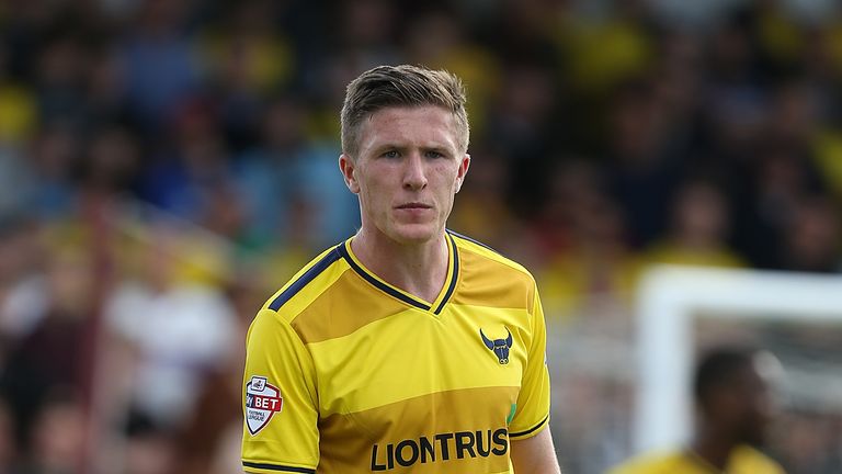 John Lundstram of Oxford United in action